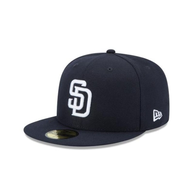 San Diego Padres Gorra | New Era MLB Basic 59fifty Fitted Cap Mexico - Azules